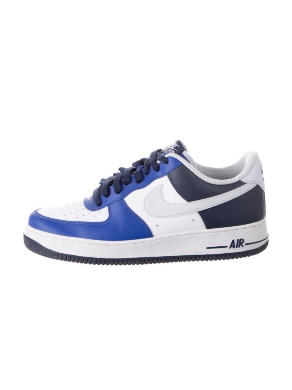 Nike Air Force 1 Low FQ8825-100 White Royal Blue Navy Men’s Size 11 Sneakers